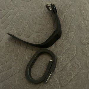 Fitbit and Jawbone fitness tracker